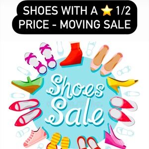 Shoes with a ⭐️ 1/2 Price